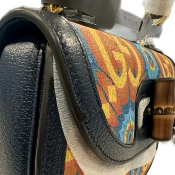 GUCCI 1947 Bamboo Handle Crossbody Bag. - Picture 13 of 14